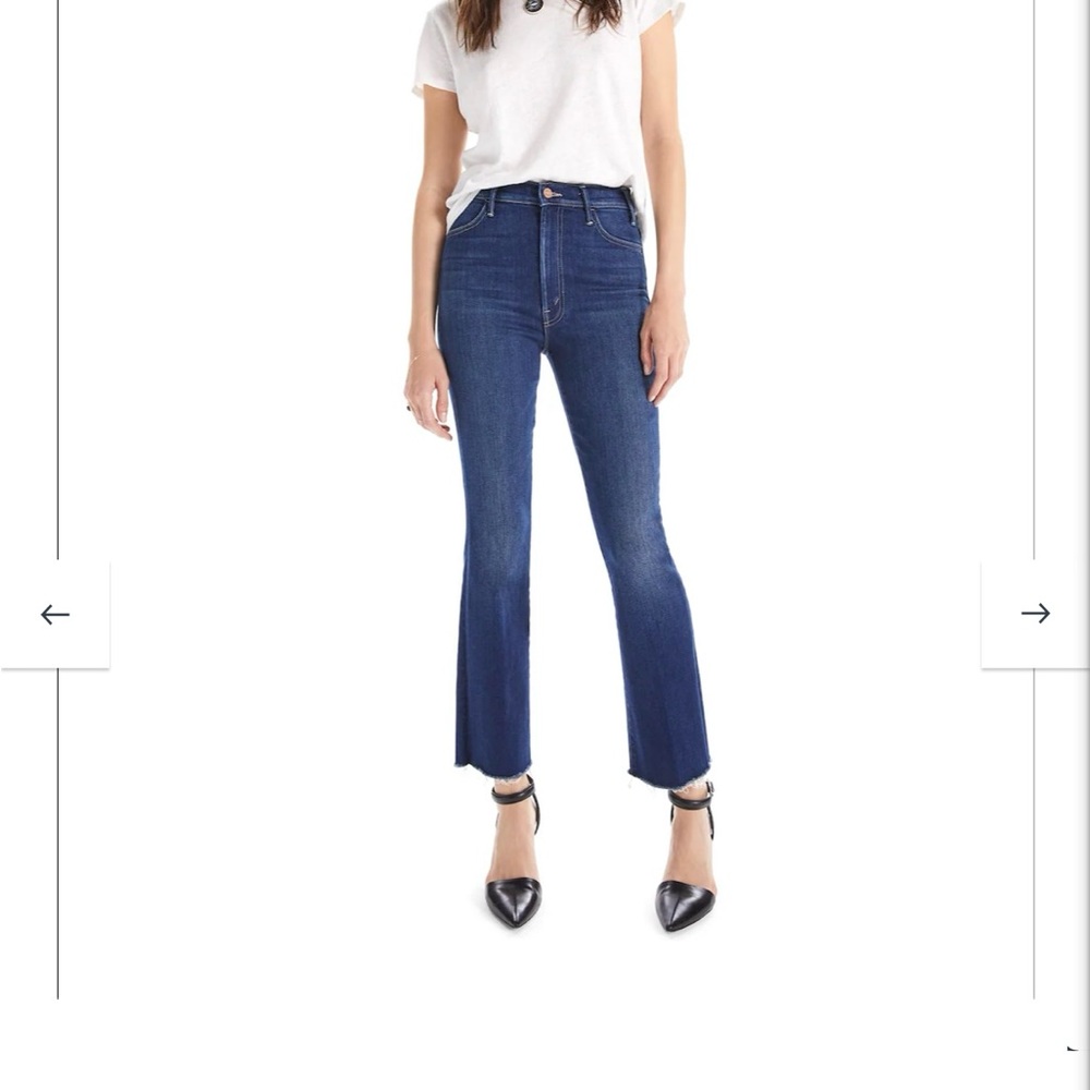 MOTHER Dark Blue Flare Jeans